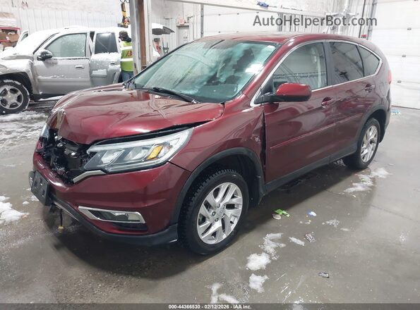 2HKRM4H55GH604580 2016 HONDA CR-V Burgundy წინა მარცხენა ხედი სამი მეოთხედიდან