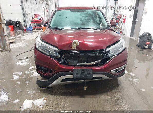 2HKRM4H55GH604580 2016 HONDA CR-V Burgundy წინა ხედი