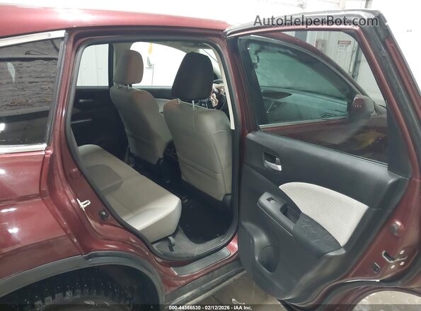2HKRM4H55GH604580 2016 HONDA CR-V Burgundy VIN კოდის სტიკერის ხედი