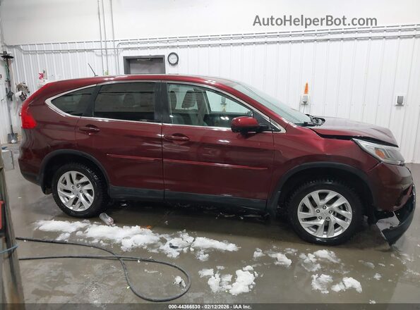 2HKRM4H55GH604580 2016 HONDA CR-V Burgundy უკანა სალონის ხედი