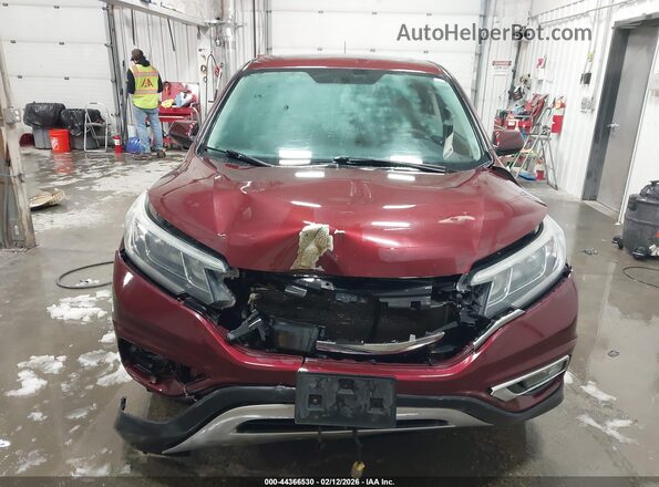 2HKRM4H55GH604580 2016 HONDA CR-V Burgundy ხელსაწყოთა პანელის ხედი