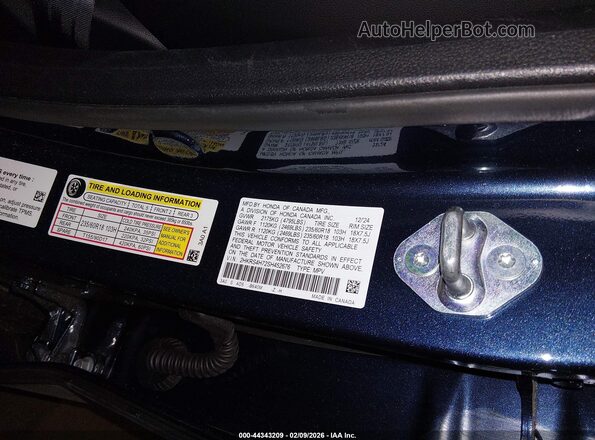 2HKRS4H72SH452676 2025 HONDA CR-V Синий 