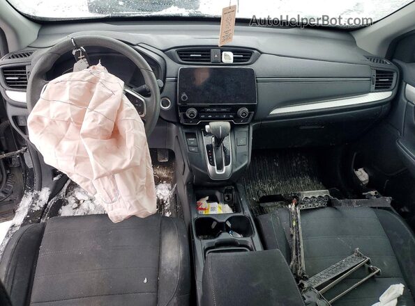 2HKRW2H2XHH134455 2017 HONDA CR-V Black Widok deski rozdzielczej