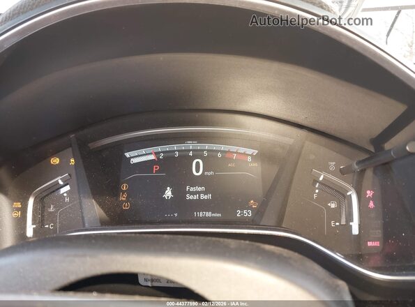 2HKRW2H5XHH616658 2017 HONDA CR-V Light Blue უკანა სავარძლების ხედი