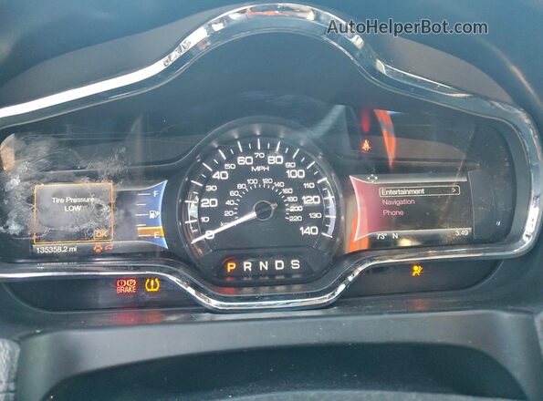 2LMHJ5AT1JBL00619 2018 LINCOLN MKT Black Widok zestawu wskaźników