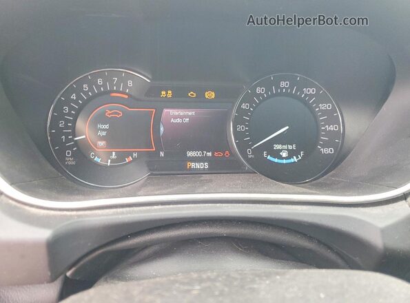 2LMPJ6JRXJBL50375 2018 LINCOLN MKX Silver ხელსაწყოთა პანელის ხედი