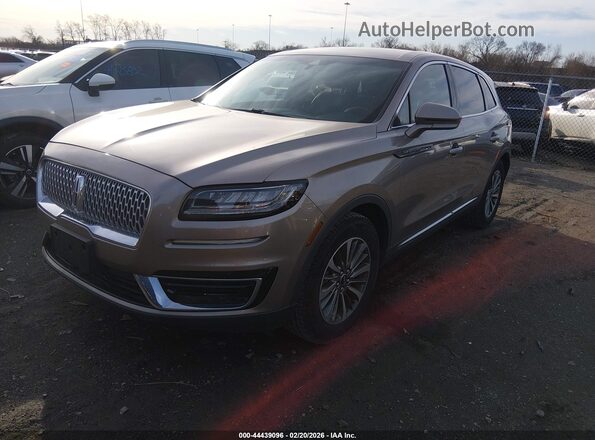 2LMPJ6K91KBL17099 2019 LINCOLN NAUTILUS Champagne 