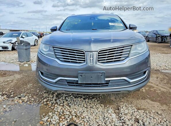 2LMPJ6LR8HBL39477 2017 LINCOLN MKX Gray Vista frontal