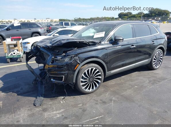 2LMPJ7J92KBL19824 2019 LINCOLN NAUTILUS Black Առջևի ձախ երեք քառորդ տեսարան