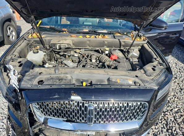 2LMPJ8K9XNBL11558 2022 LINCOLN NAUTILUS Black Սալոնի հետևի տեսք
