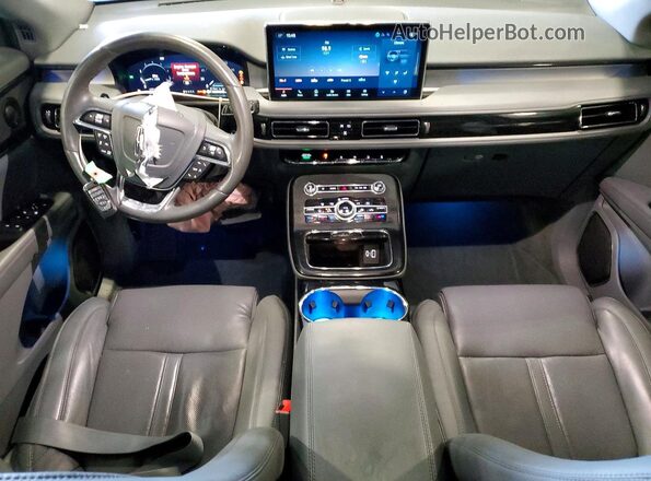 2LMPJ8KPXMBL16823 2021 LINCOLN NAUTILUS Blue Вид панелі приладів