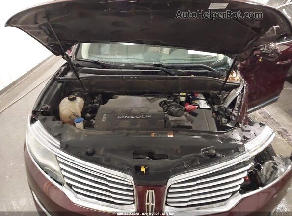 2LMPJ8KR1HBL39298 2017 LINCOLN MKX Maroon Widok z tyłu