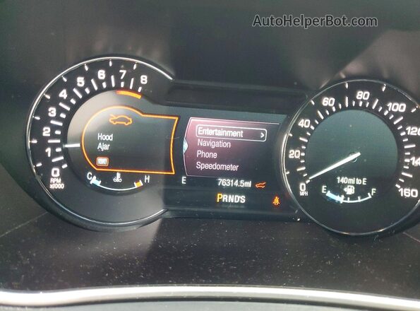 2LMPJ8KR9HBL28811 2017 LINCOLN MKX Tan Vista del cuadro de instrumentos