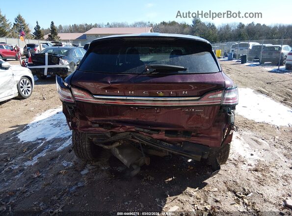 2LMPJ8L93KBL40698 2019 LINCOLN NAUTILUS Burgundy 