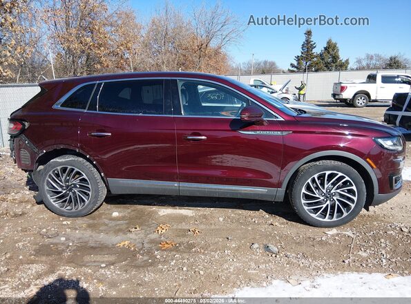 2LMPJ8L93KBL40698 2019 LINCOLN NAUTILUS Burgundy 