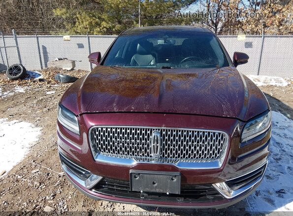 2LMPJ8L93KBL40698 2019 LINCOLN NAUTILUS Burgundy 