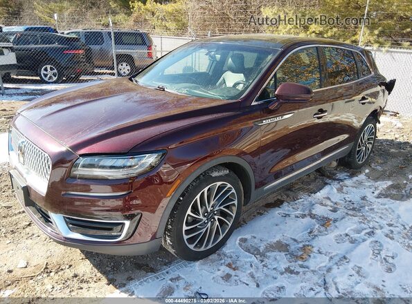 2LMPJ8L93KBL40698 2019 LINCOLN NAUTILUS Burgundy 