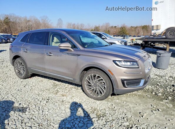 2LMPJ8L94KBL35493 2019 LINCOLN NAUTILUS Золотой 