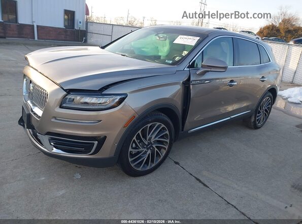 2LMPJ8LP1KBL51391 2019 LINCOLN NAUTILUS Brown Przód lewy