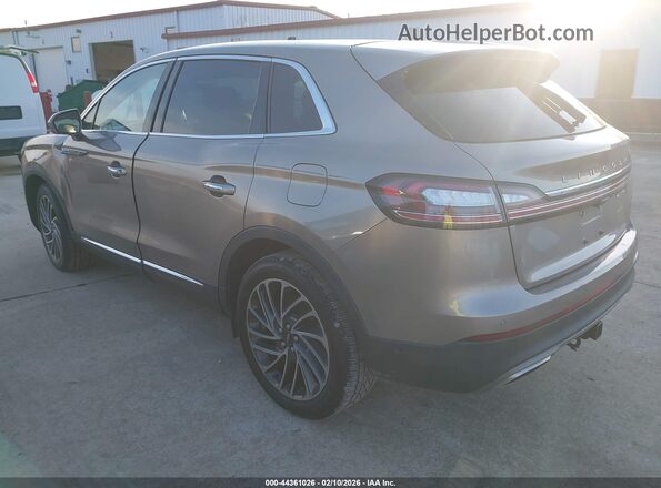2LMPJ8LP1KBL51391 2019 LINCOLN NAUTILUS Brown Tył lewy