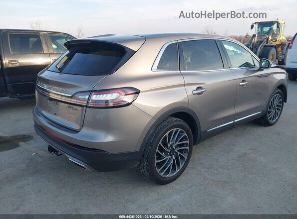 2LMPJ8LP1KBL51391 2019 LINCOLN NAUTILUS Brown Tył prawy