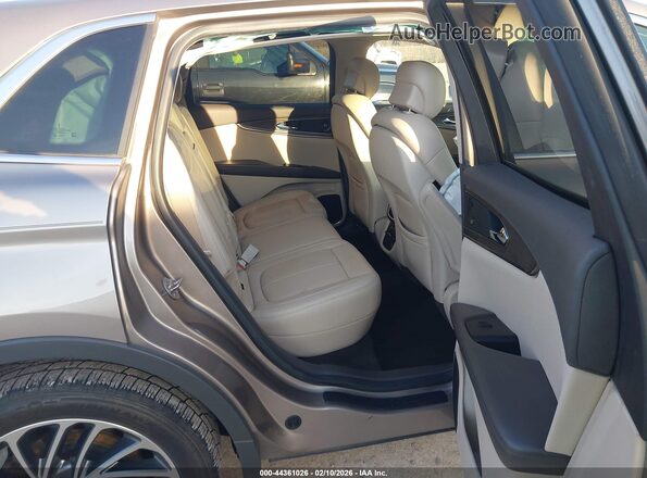 2LMPJ8LP1KBL51391 2019 LINCOLN NAUTILUS Brown Widok naklejki z numerem VIN