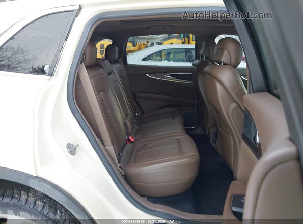 2LMPJ8LP5GBL46802 2016 LINCOLN MKX White VIN sticker view