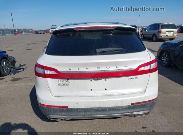 2LMPJ8LR1HBL17834 2017 LINCOLN MKX White 