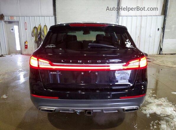 2LMPJ8LR3GBL89679 2016 LINCOLN MKX Черный Вид сзади