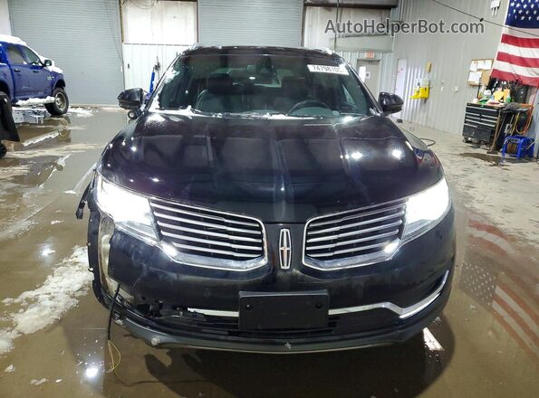 2LMPJ8LR3GBL89679 2016 LINCOLN MKX Черный Вид спереди