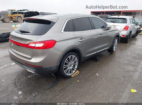 2LMTJ6LP9GBL20626 2016 LINCOLN MKX Gold უკანა მარჯვენა