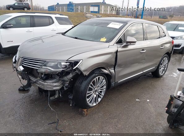 2LMTJ6LP9GBL20626 2016 LINCOLN MKX Gold წინა მარცხენა ხედი სამი მეოთხედიდან