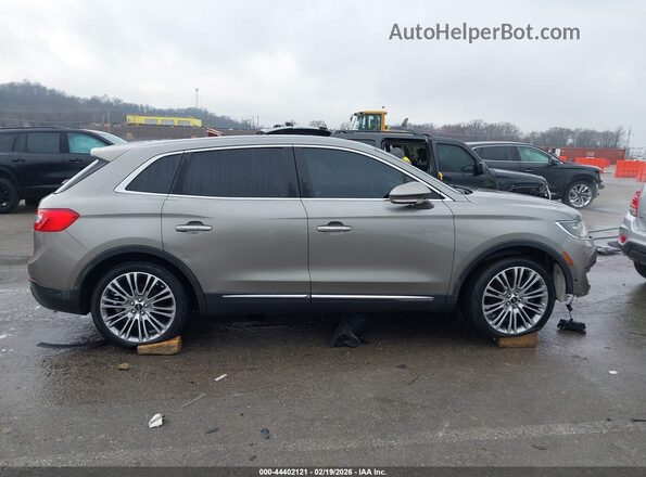 2LMTJ6LP9GBL20626 2016 LINCOLN MKX Gold უკანა სალონის ხედი