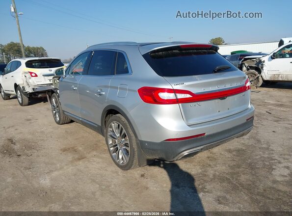 2LMTJ8LP9GBL69563 2016 LINCOLN MKX Silver Հետևի ձախ