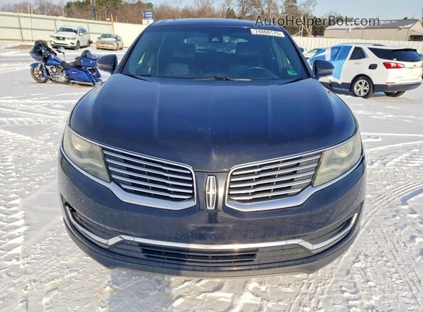 2LMTJ8LR8GBL62377 2016 LINCOLN MKX Black Vista frontal