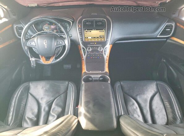 2LMTJ8LR8GBL62377 2016 LINCOLN MKX Black Vista del salpicadero