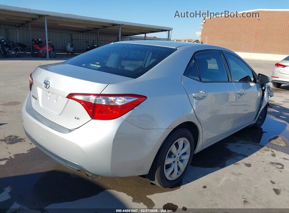 2T1BURHE0GC579458 2016 TOYOTA LL Silver Tył prawy