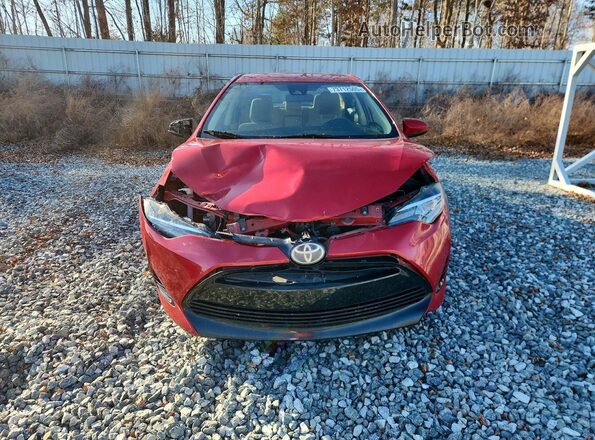 2T1BURHE0HC786403 2017 TOYOTA LL Red Widok z przodu