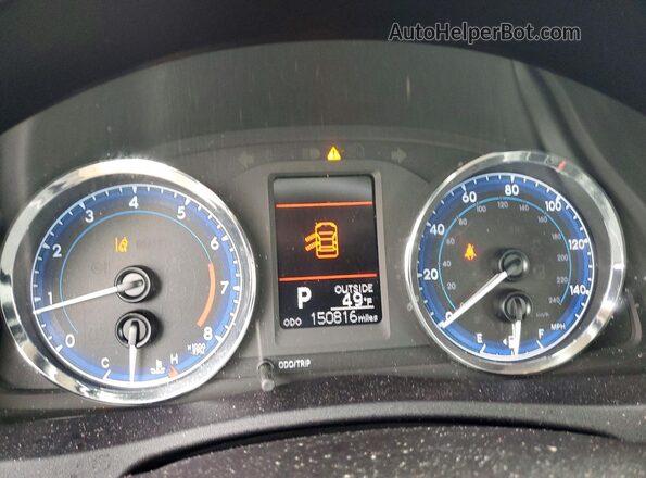 2T1BURHE0HC917636 2017 TOYOTA LL White Instrument cluster view