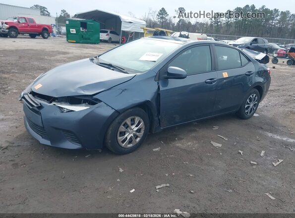 2T1BURHE1GC568694 2016 TOYOTA LL Gray Առջևի ձախ երեք քառորդ տեսարան