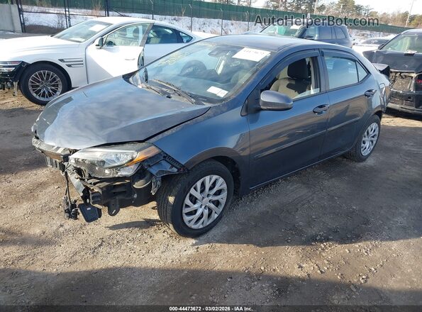 2T1BURHE1JC992514 2018 TOYOTA LL Gray Передня ліва чверть