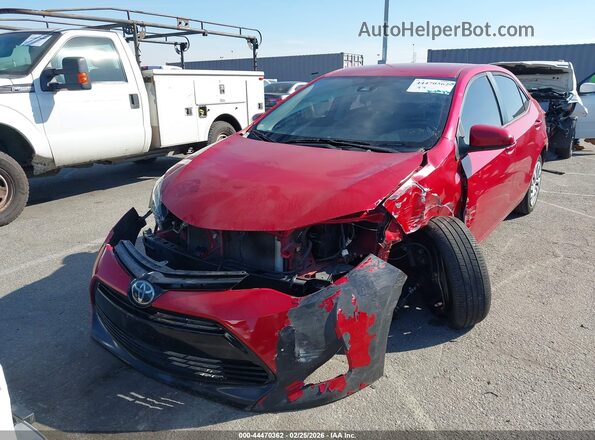 2T1BURHE2KC128119 2019 TOYOTA LL Red 