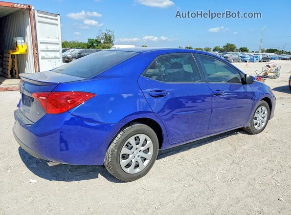 2T1BURHE2KC210304 2019 TOYOTA LL Blue 