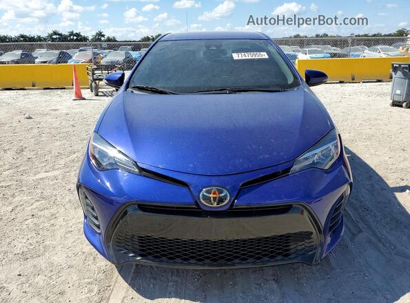 2T1BURHE2KC210304 2019 TOYOTA LL Blue 