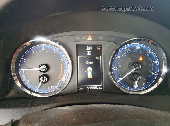 2T1BURHE3JC059083 2018 TOYOTA LL Серебряный Вид щитка приборов