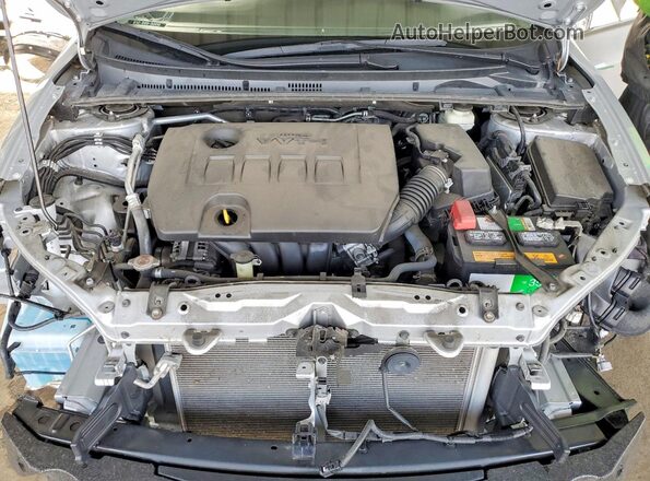 2T1BURHE3JC059083 2018 TOYOTA LL Серебряный Вид задней части салона