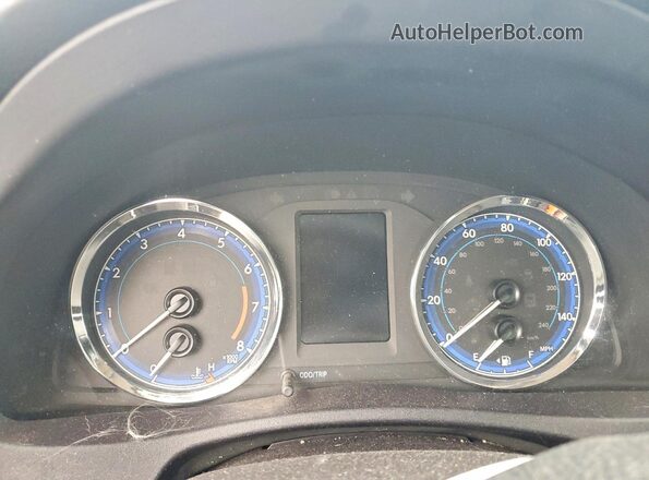 2T1BURHE5HC928681 2017 TOYOTA LL Blue Instrument cluster view