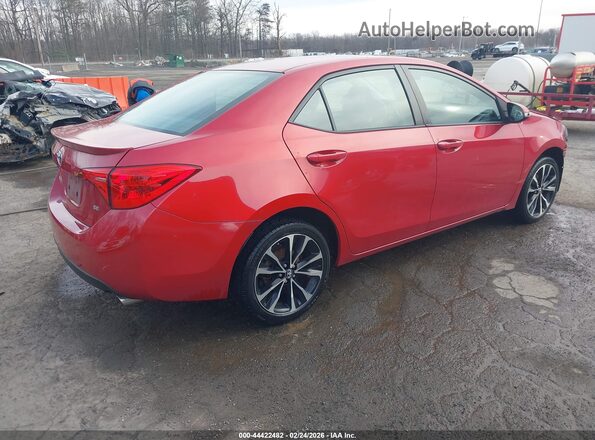 2T1BURHE6KC194432 2019 TOYOTA LL Red 