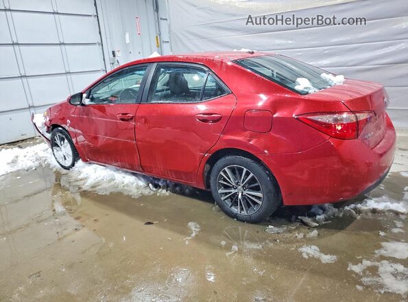 2T1BURHE7KC194388 2019 TOYOTA LL Red უკანა მარცხენა