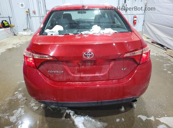 2T1BURHE7KC194388 2019 TOYOTA LL Red უკანა ხედი